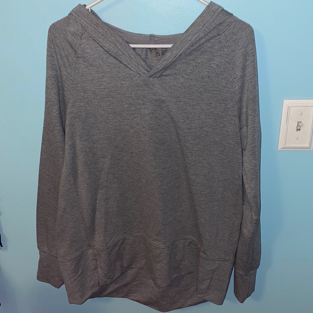 Danskin- Grey Hooded Sweatshirt